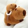 New Kapibara Doll Purple Butt Saddle Capybara Plush Toy Cute Animal Doll Ugly Cute Little Gift