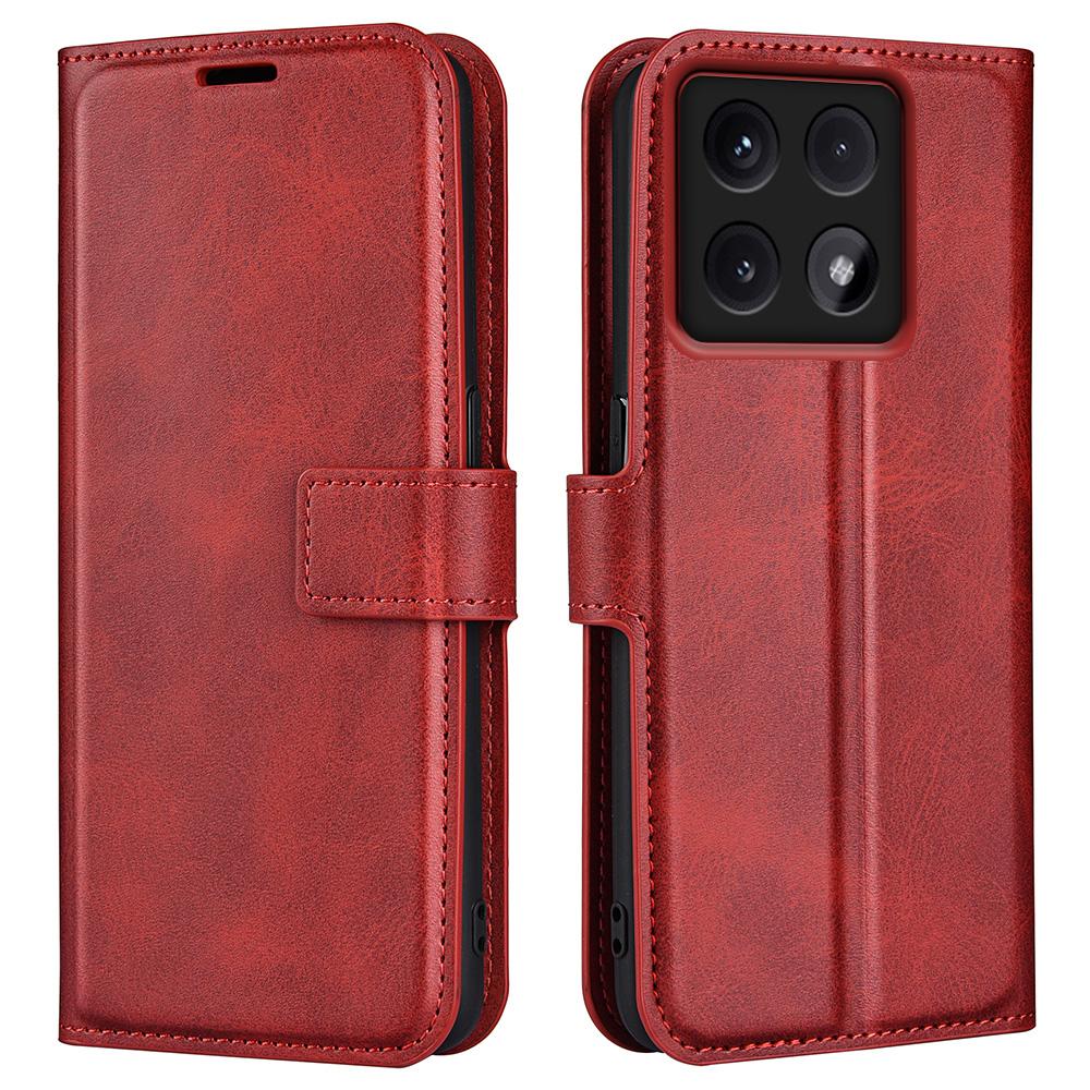 Чехол-подставка для Xiaomi 14T Pro, противоцарапный, из кожи теленка