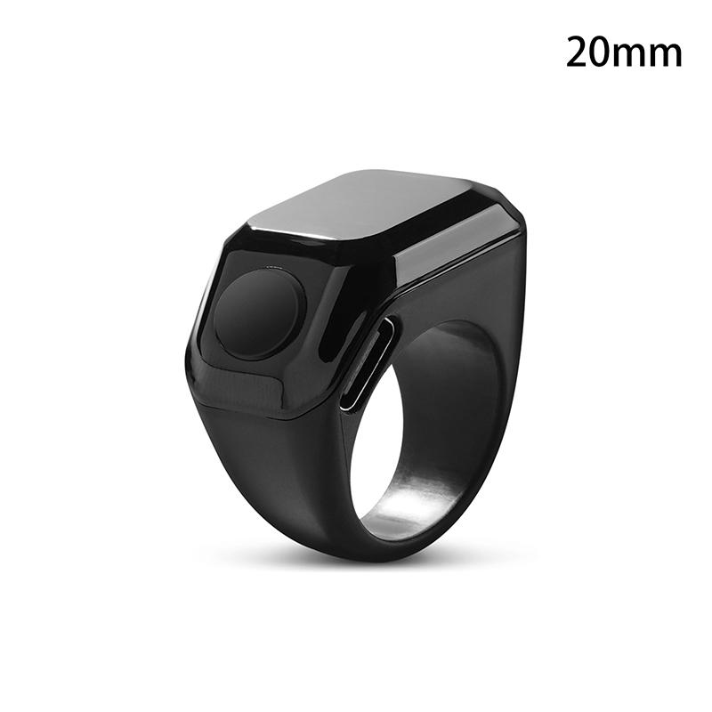 Цифровой Bluetooth счетчик на палец с OLED-дисплеем, бесшумный, сенсорный, перезаряжаемый через Type-C, мини-счетчик для фитнеса, гольфа