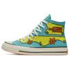 Scooby-Doo X Chuck Taylor All Star 1970s Print High-Top Canvas Shoes Unisex Blue and Yellow