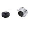 WEIPU WS24 TQ/ZMQ 2 3 4 9 10 12 19 Pin Electrical  Wire Soldering Charger Aviation M24 Connector Metal Power Adapter IP65