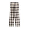 Пижамные штаны в клетку, трикотаж средней эластичности, стандартный крой с карманами, пижамные штаны для дома - Lounge Lounge Pants