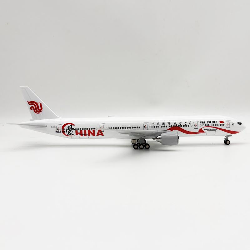 30см Патриотичная модель самолета B777: Статичный дисплей Авиационный подарок