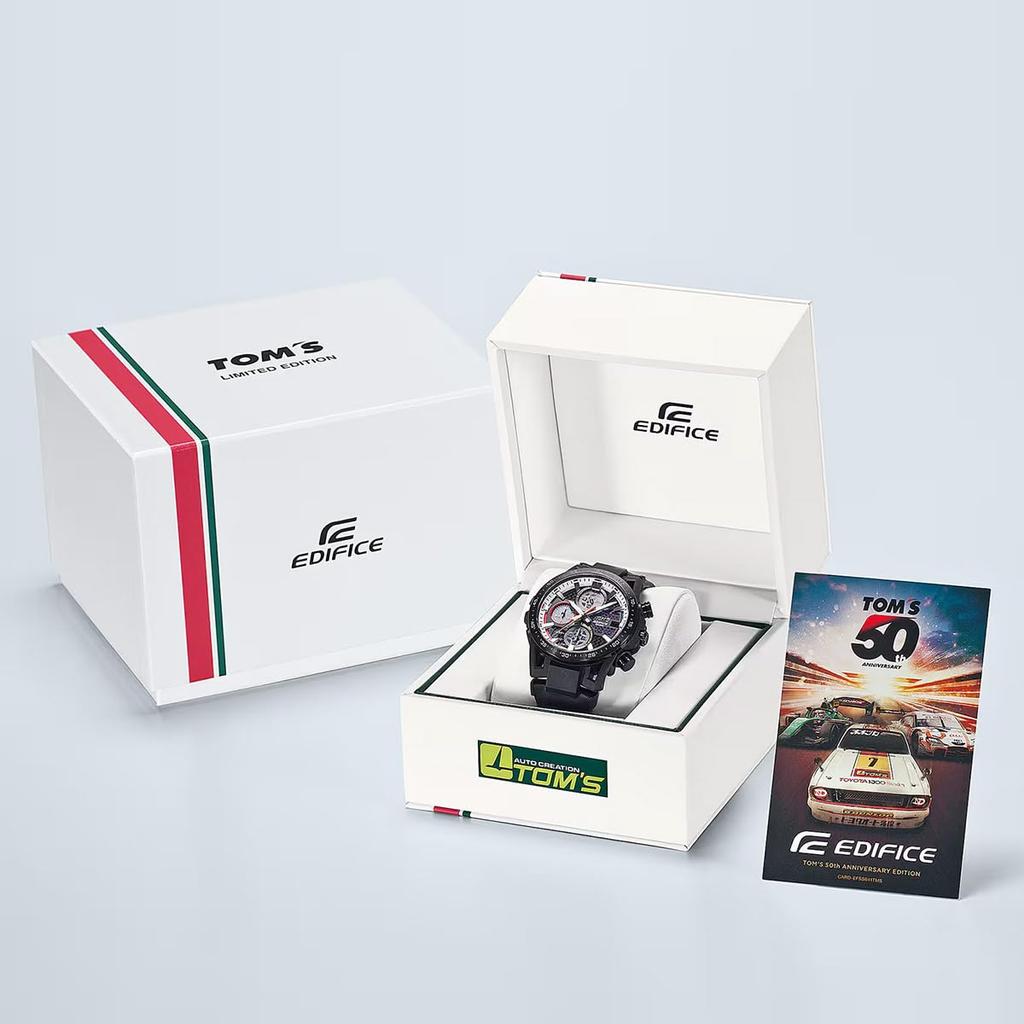 Часы CASIO EDIFICE 50TH ANNIVERSARY EDITION SOSPENSIONE сапфировое стекло Overseas Model [Casio] Мужские TOM'S EFS-S641TMS-1A [Товар]