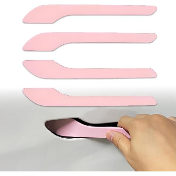 Fit Tesla Model 3(Highland) and Model Y(Juniper) 2017-2025 Door Handle Decoration Cover,for Car Door Handle Sills Protection Wrap Accessories