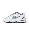 Air Monarch 4 Нескользящие Износостойкие Низкие Массивные Кроссовки Унисекс Белый Синий 415445-102 (Команда746-)