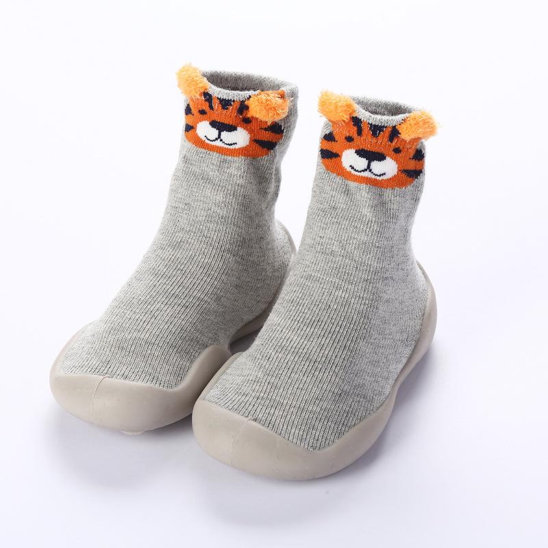 Spring and Fall Models of Children's Floor Socks Baby Silicone Soft Sole Floor Shoes Baby Indoor Non-slip Toddler Shoes