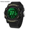 Электронные часы для спорта на открытом воздухе, студенческие часы, водонепроницаемые, светящиеся в темноте, многофункциональные электронные часы