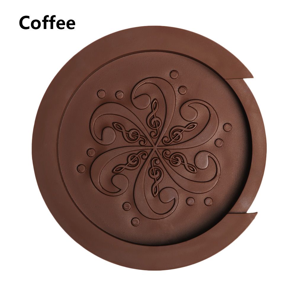 Аксессуары для гитары Силиконовая акустическая черная крышка резонаторного отверстия Буферный блок Заглушка Слабый звуковой инструмент