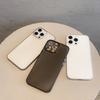 Подходит для iPhone16promax ультратонкий металлический бампер матовый чехол для мобильного телефона 15 простой противоскользящий 13 с мелкими отверстиями мягкий чехол