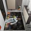 Cristiano Ronaldo Action Area Rug Perfect for Foyer Kitchen Game Room Balcony Antislip Carpet Anime Office Decor Wedding Party Gift