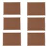 Wood Frame Corkboard Decorative Pin Board Cork Notice Board Cork Bulletin Board for Classroom Kitchen Office Display