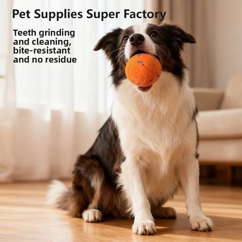 toyDog Bite-Resistant Ball Round Electric Non-Toxic Molar Ball Training Pet Dog Toy Ball Food Grade