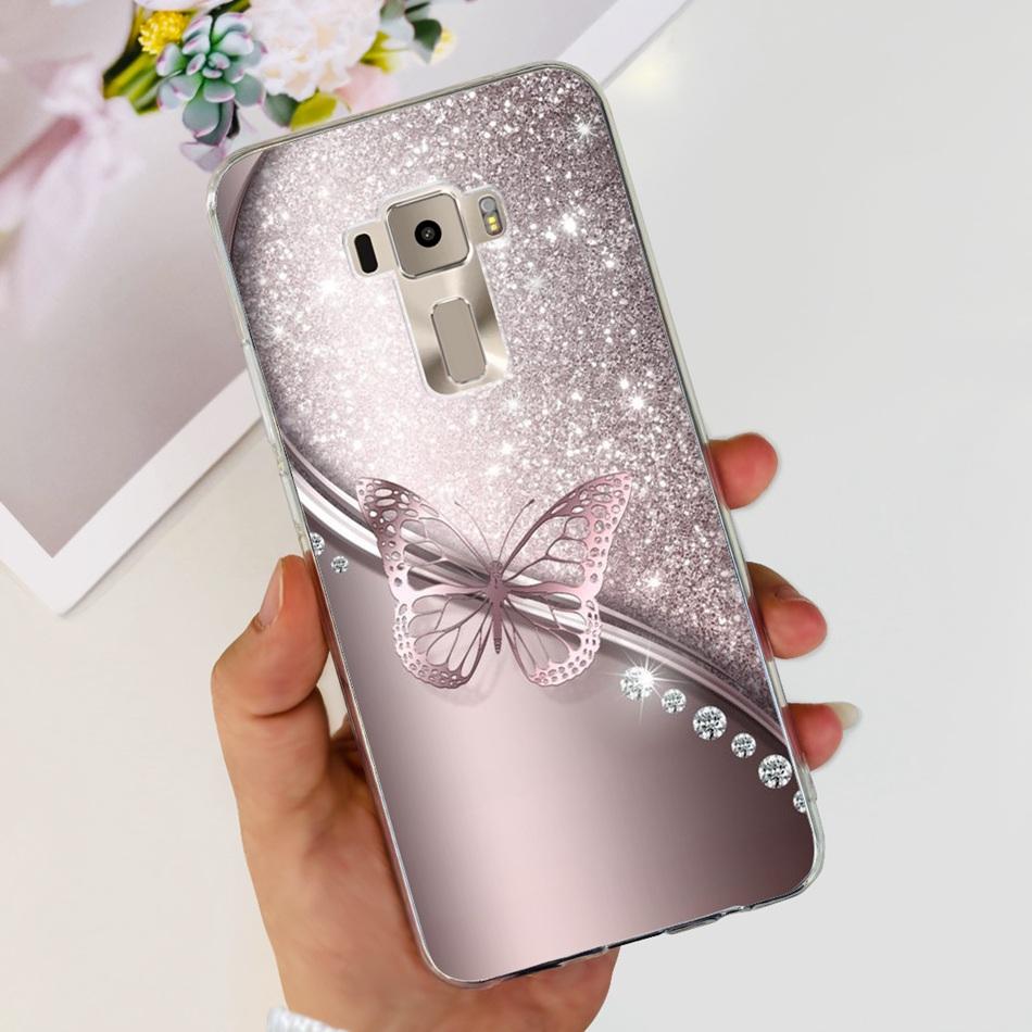 Чехол для Asus ZenFone 3 ZE520KL ZA520KL Asus ZenFone3 Z017D Z017DA Z017DB 5.2" Модный Мягкий Силиконовый TPU Задняя Крышка Телефона