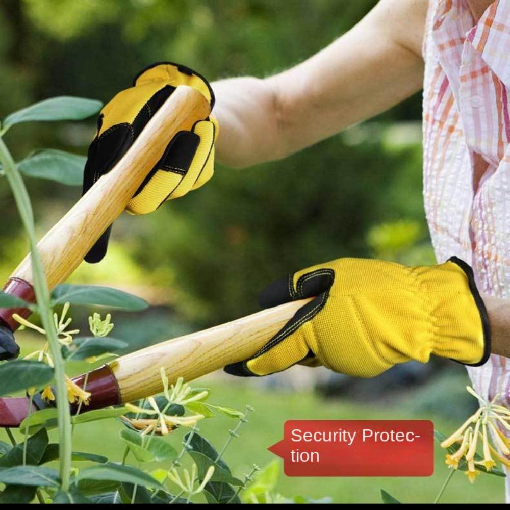 1 пара черных защитных перчаток для сварки из коровьей кожи, прочные кожаные принадлежности для пайки и готовки