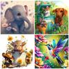 DIY алмазная живопись милые животные набор для вышивки крестом мозаика искусство алмазная живопись полный круг/квадратный алмаз украшение дома