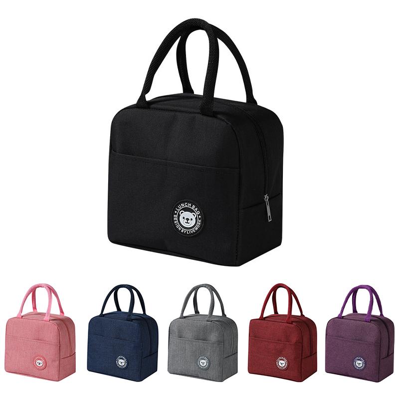1Pcs Cooler Bag Travel Lunch Box Bag