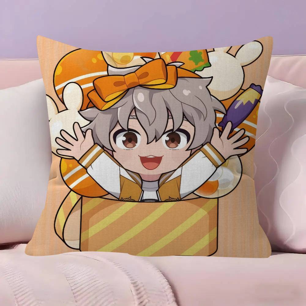 Japanese Anime Wind Breaker Pillow Cushion Cover Pillowcase Living Room Sofa Home Decor