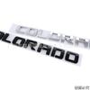 1Pc Colorado customization stickers Chevrolet pickup truck decals ABS rear cargo compartment lettering stickers.