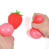 Fruit Ball Strawberry Squeeze Toy Strawberry Fruit Ball Pinch Music Toys  Children Toys