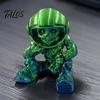 Прочная Пластиковая Коллекционная 3D Печатная Фигурка Черепа Астронавта, Подвижная Скелетная Фигурка Космонавта, Фигурка Хэллоуин, Подвижные Суставы, Украшение