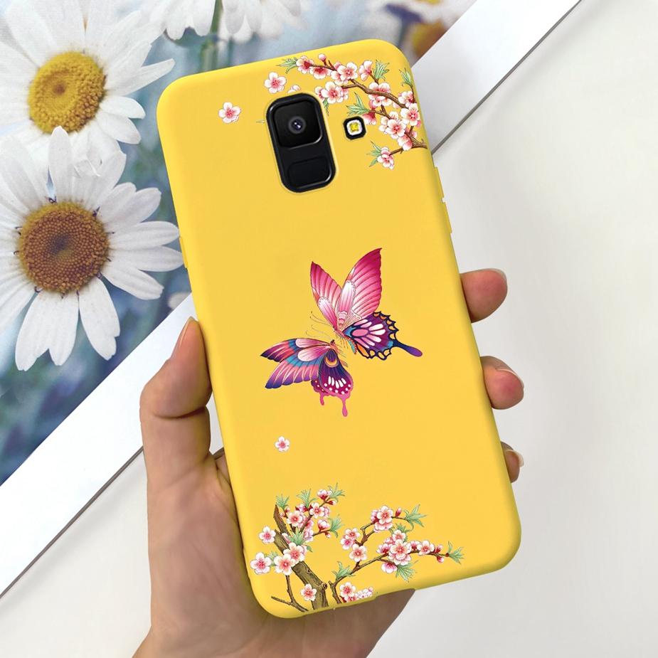 Чехол для Samsung Galaxy A6 Plus 2018 SM-A605F Милый Чехол-Мультяшный Динозавр Мягкий ТПУ Чехол для Телефона Для Samsung A6 2018 A600F A6+ Сумки