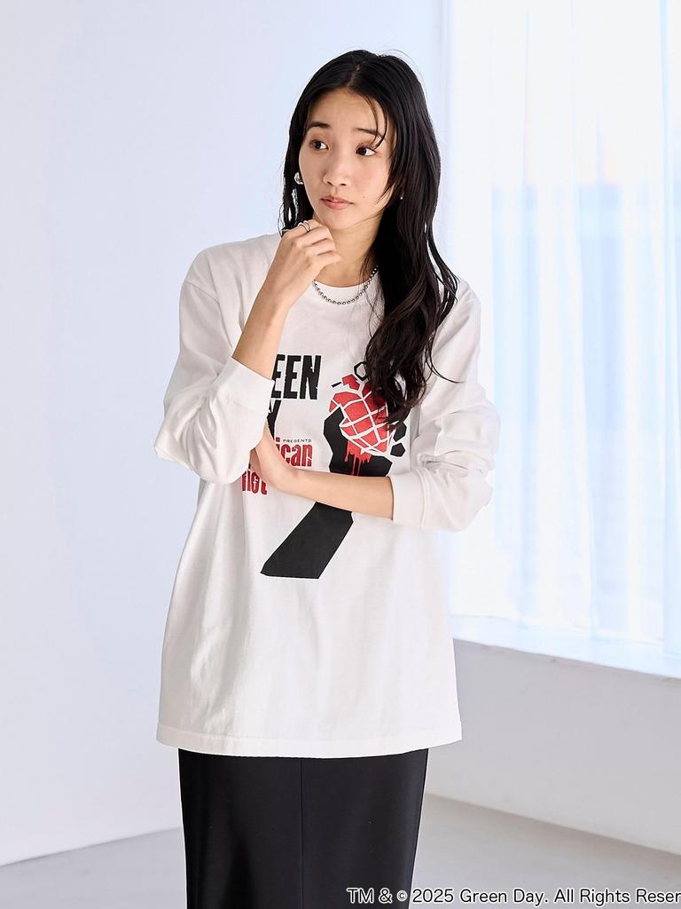 Cohen GREEN DAY/ROCK STANLEY Футболка с длинным рукавом Custom 76206020538 0370 КИПЕЛЬНО-БЕЛЫЙ(03) L