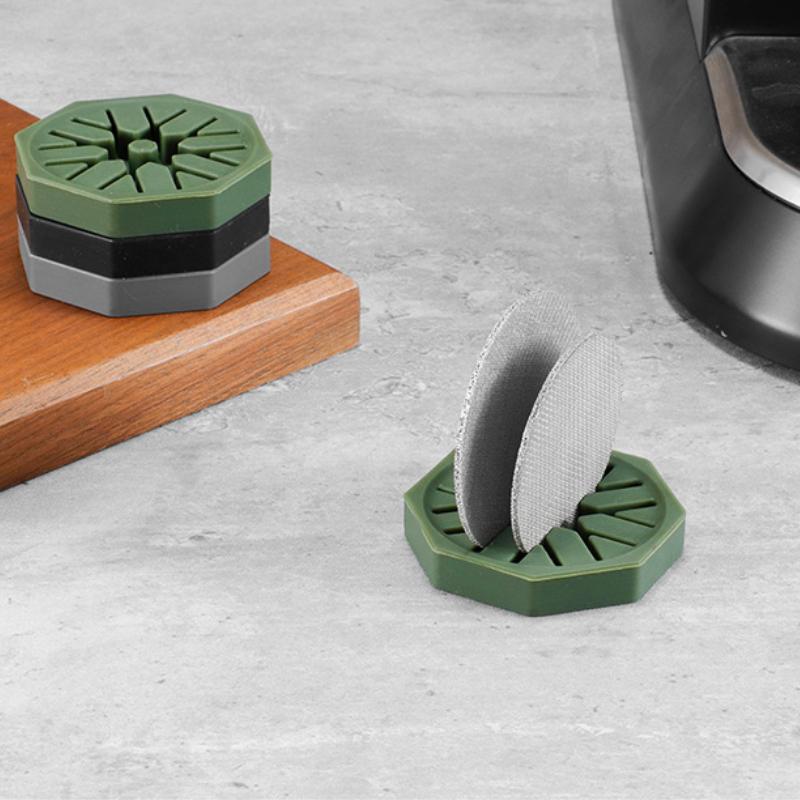 Reusable Portafilter Espresso Coffee Filter Stand Silicone Puck Screen Holder 51/53/58mm Storage Base Cafe Coffee Accessories