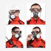Full/Half Face Dust Mask Respirator With Anti-Fog Safety Glasses Dual Filters For Carpenter Builder Polishing Eye Protection