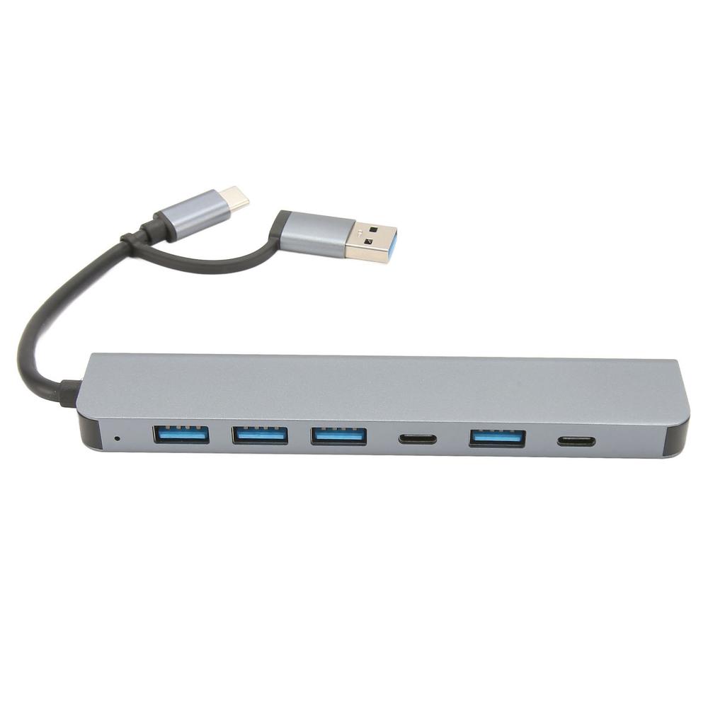 USB 3.0 USB C Хаб 7 в 1 USB C Хаб 5 USB 3.0 2 порта USB C Адаптер-мультипорт 7 в 1 для Windows OS X