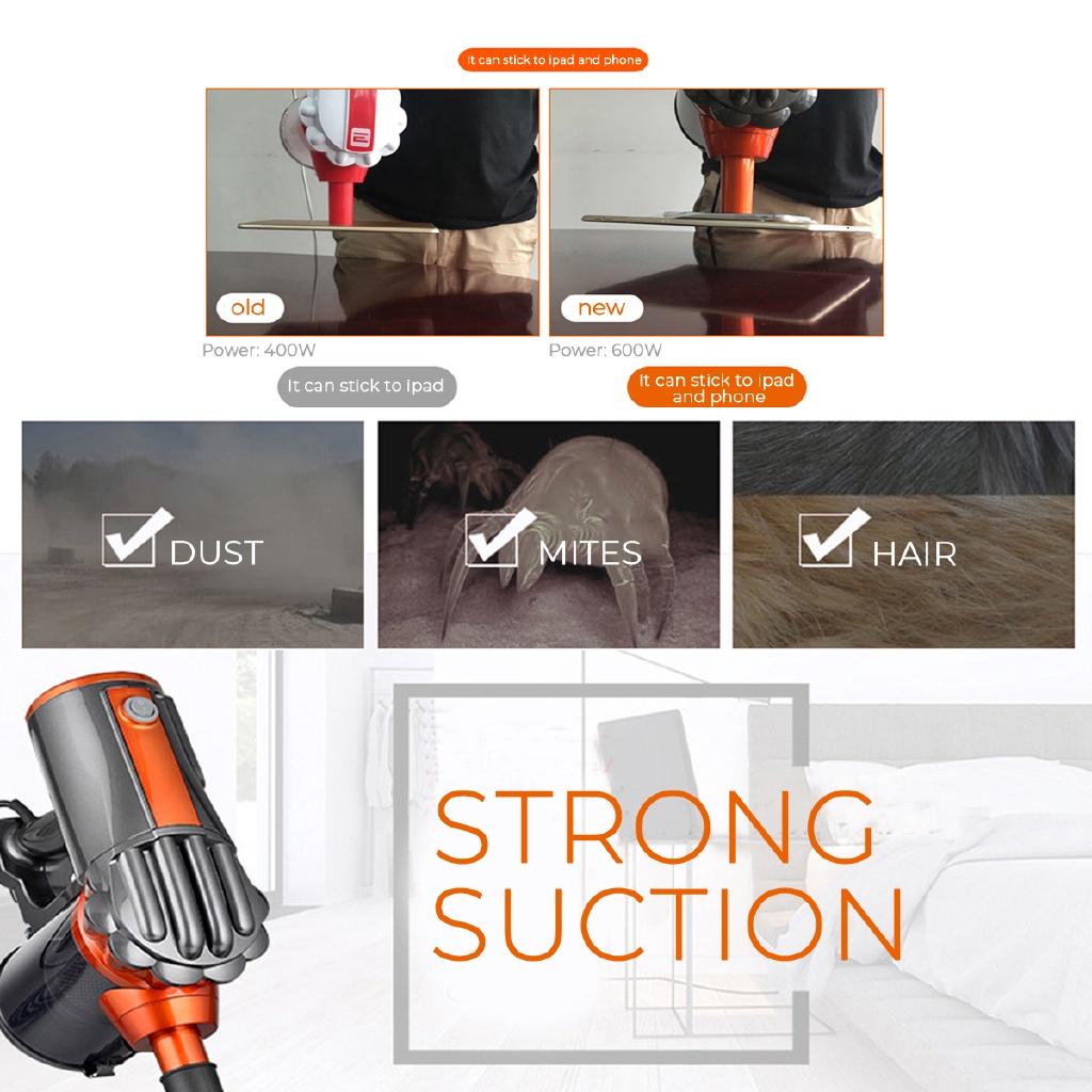 Ручной пылесос с сильным всасыванием 16000 Па, портативный бытовой пылесос 2в1, пылесборник, аспиратор с низким уровнем шума
