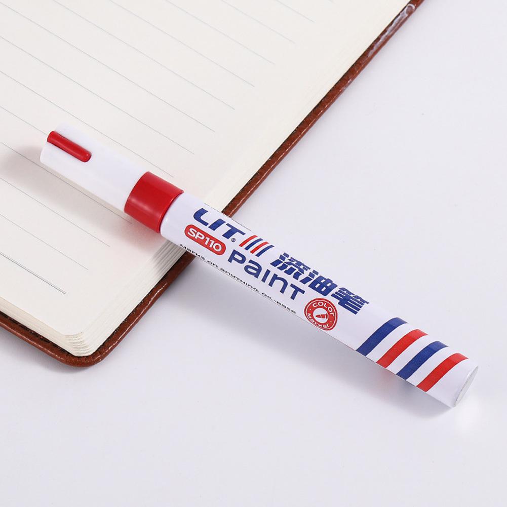3mm Tip Colorful Permanent Paint Marker Waterproof White Paint Pen For Tire Rubber Fabric Metal DIY Marking