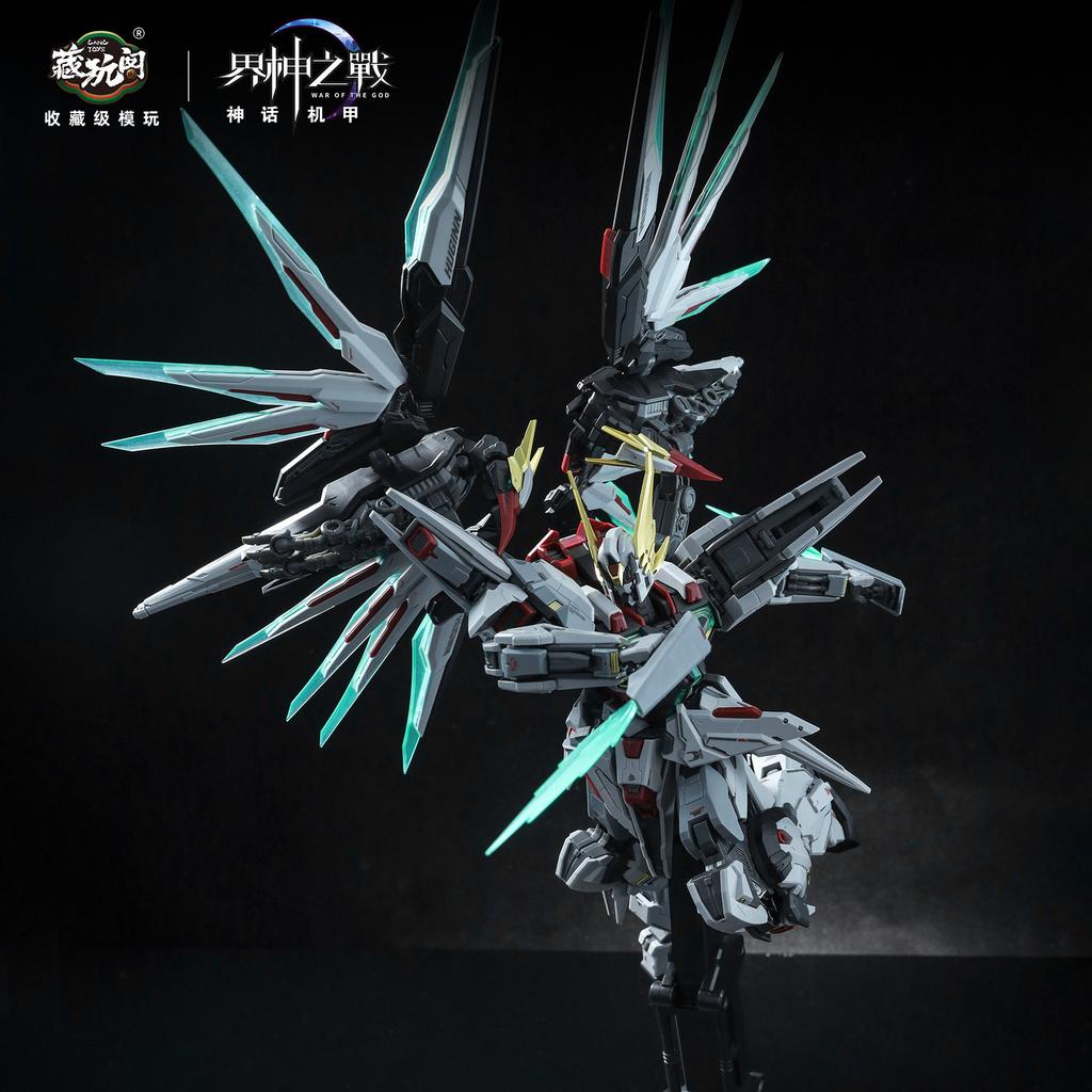 Original Assembled Mecha Model Kit Gms-066 1/100 Odin Action Figures Alloy Skeleton Computer Case Decoration Gifts For Boy