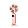 Мини-электрический вентилятор, портативный домашний складной ручной бесшумный вентилятор, цифровой дисплей, многофункциональная пряжка, портативный кондиционер