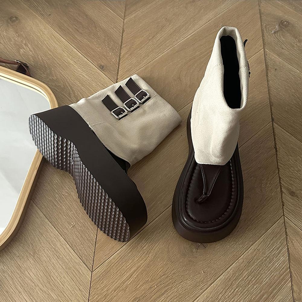 Женские балетки на платформе, ботильоны до щиколотки, весенне-осенние туфли с открытым носком, элегантные женские сандалии с ремешком и пряжкой