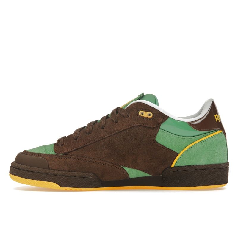 Reebok Пакет Club C Bulc Y2K — коричневые кроссовки унисекс губчато-зеленого цвета Always-Yellow 100074178