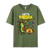 Lets Fiesta Taco Avocado Funny Cinco De Mayo Mexican Party Grey Shirt Graphic Tee Couples Casual Everyday Band Tshirts Creative