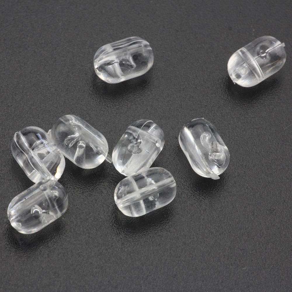 Fishing Bait Double Pearl Fishing Cross Beads Double Cross Hole Beads Fishing Beads Clear Beads