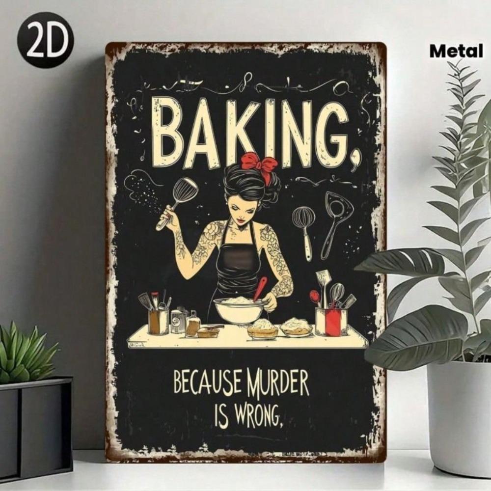 Металлическое настенное искусство Винтажный Ретро Декор для Кухни