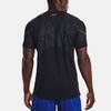 Under Armour RUSH Set in Sleeve T Shirt Men's Black 1370318-001