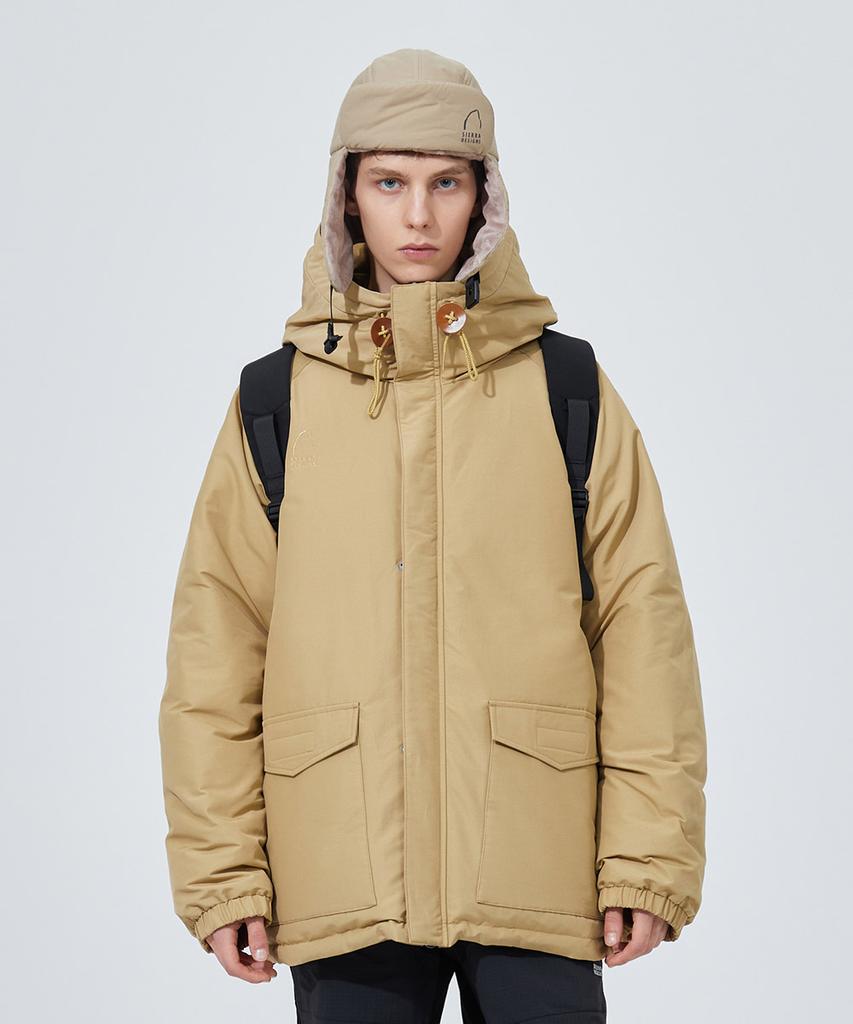 Sierra Designs 60/40 Goose Down Reversible Mountain Parka (Mountain Parka) Beige