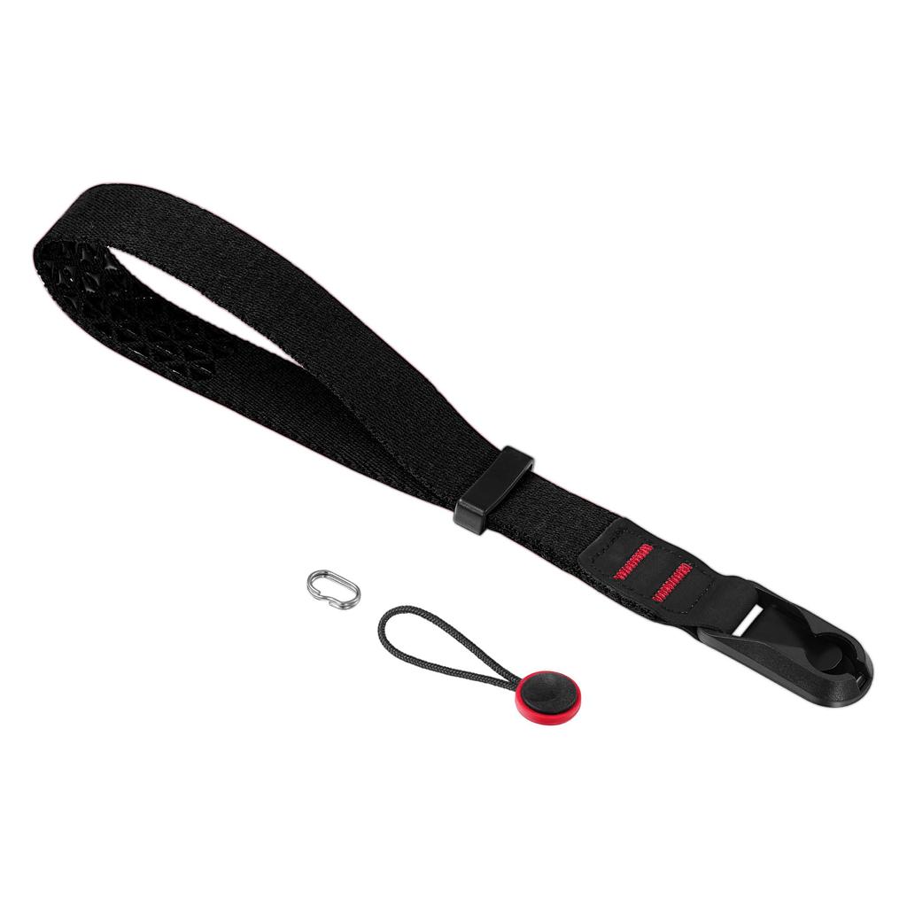 Wrist Wide Anchor for Fall Comes with Oval 12 Months [Cobby] Strap, Type, Non-Slip, Design, SLR/Mirrorless, Prevention, Ring, (Black)