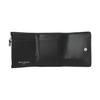 Maison Margiela Signature Four Stitch Button Closure Grain Leather Wallet Women wallet Black SA3UI0017P4745T8013