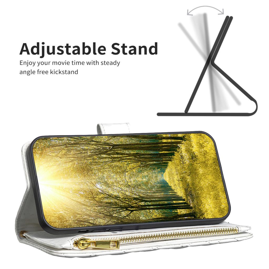 Роскошный кожаный чехол-кобура Diamond-Type Classic для iPhone 14 15 16 Pro Max 16Plus 13 12 11 Pro XS Max XR с застежкой-молнией и чехлом для карт