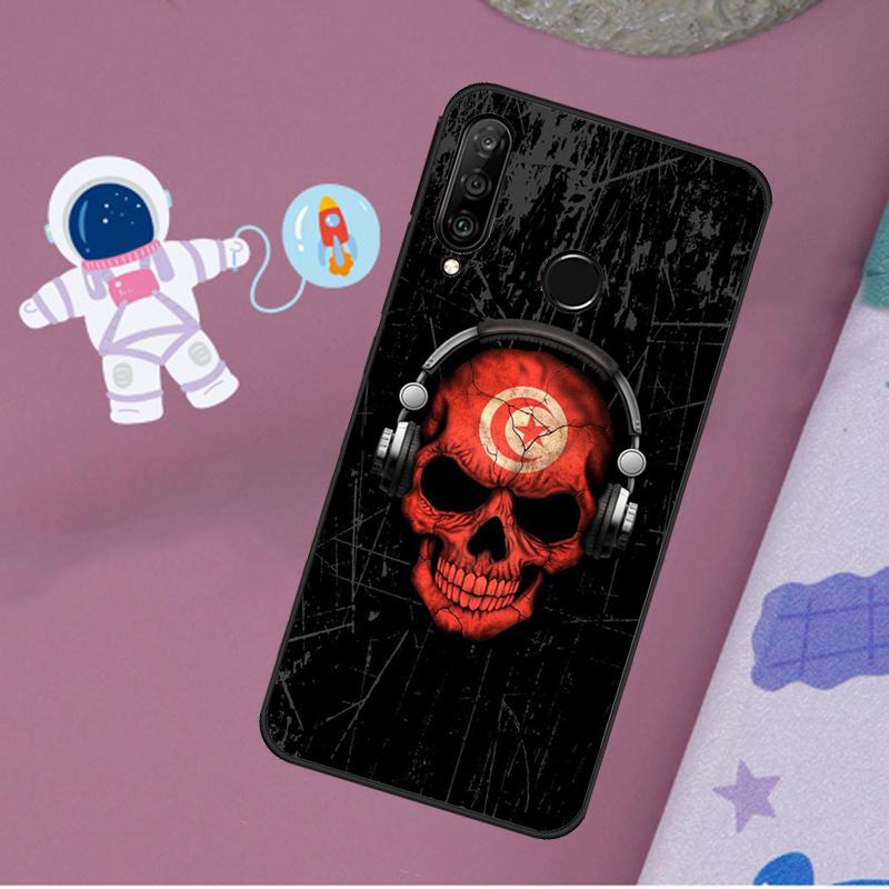 Tunisian Passport Flag For Huawei Nova Y72 Y73 Y60 Y70 Y90 Y61 Y91 7i 8i 11i 12i 12s 9 10 SE P20 P30 P40 Lite Case