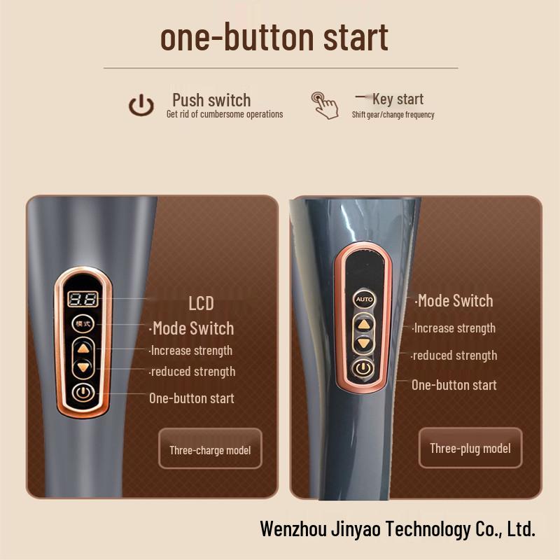 Беспроводной ручной электрический массажер «Дельфин»: Вибромассажер для шеи и шейного отдела позвоночника