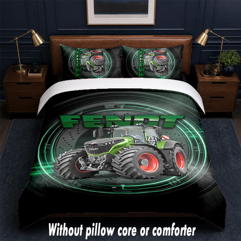 Fendt Design Bed Bedding Set 1 Duvet Cover + 2 Pillowcases Soft Breathable Household Bed Linens