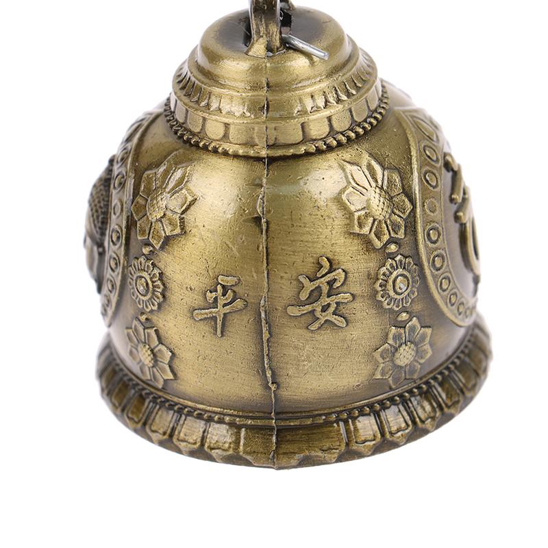 1 шт. старинный колокольчик на удачу, благословение по фэн-шуй, колокольчик с колокольчиком