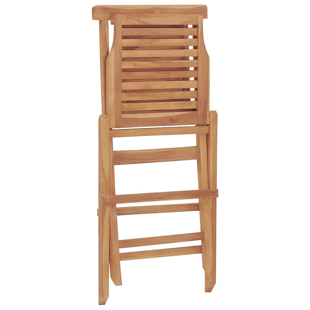 Garden Chairs 2 pcs. Foldable 47 x 63 x 90 cm Solid Teak Wood