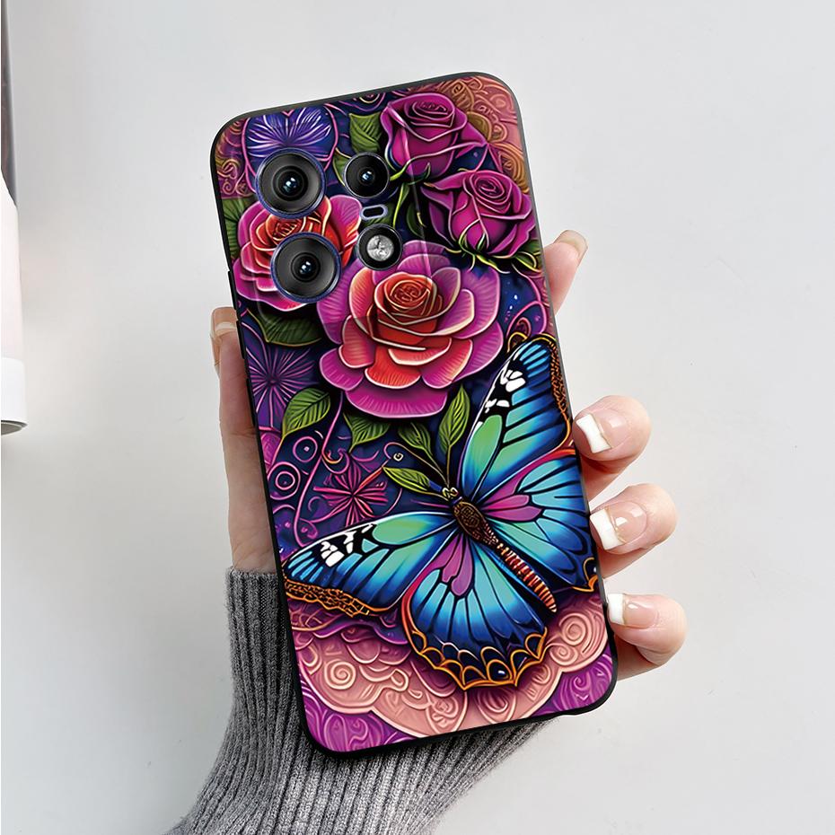 For Motorola Edge 50 Pro Ultra Fusion Case Stylish Pattern Soft Silicone Back Cover for Moto Edge 50 Pro Ultra Fusion Capa Funda